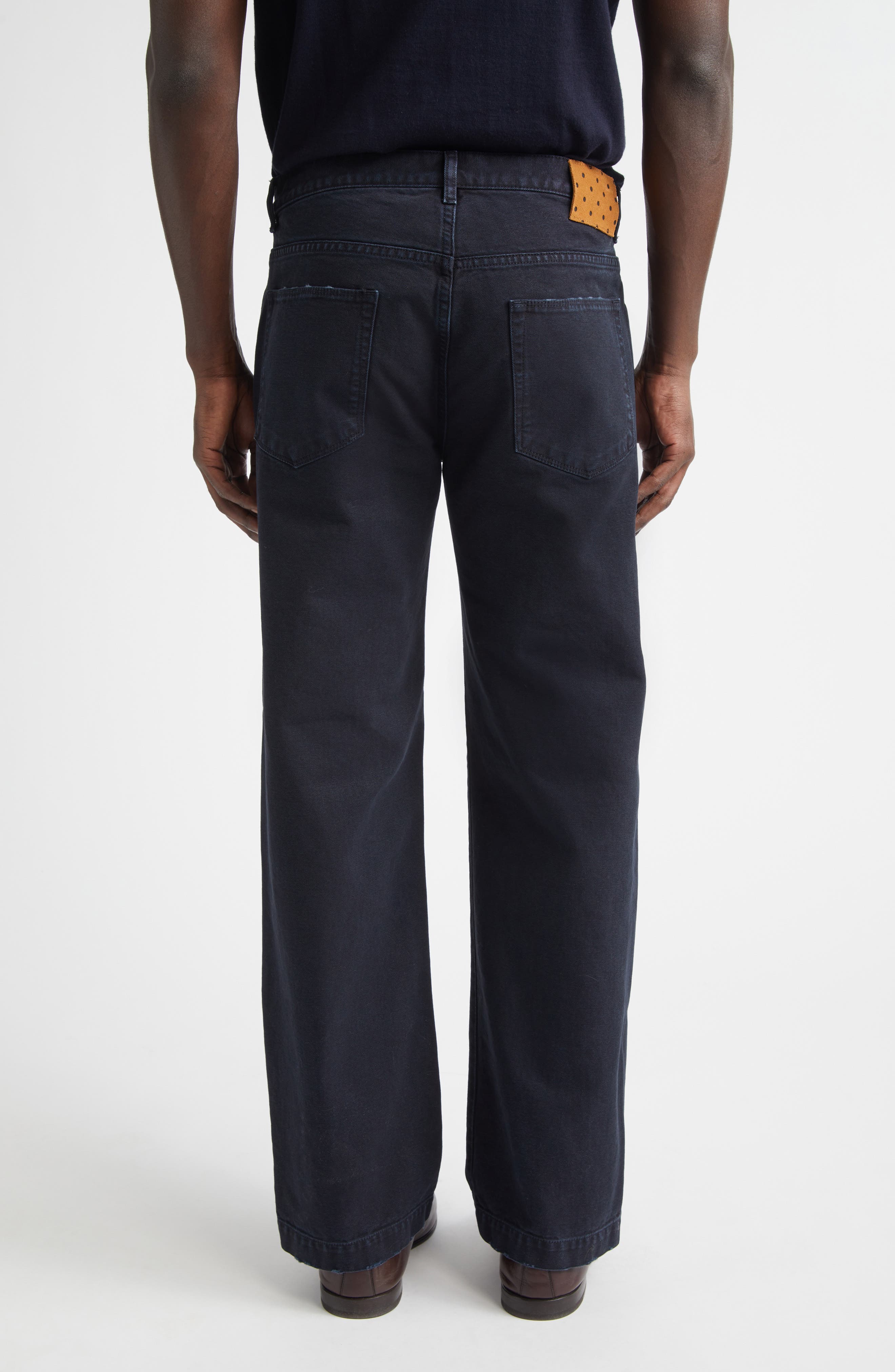 Oceano Straight Leg Canvas Trousers - image 2