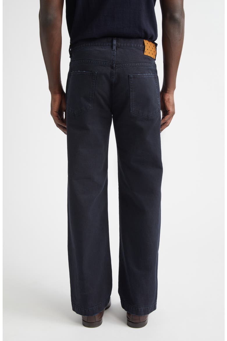 Oceano Straight Leg Canvas Trousers, Alternate, color, DARK BLUE