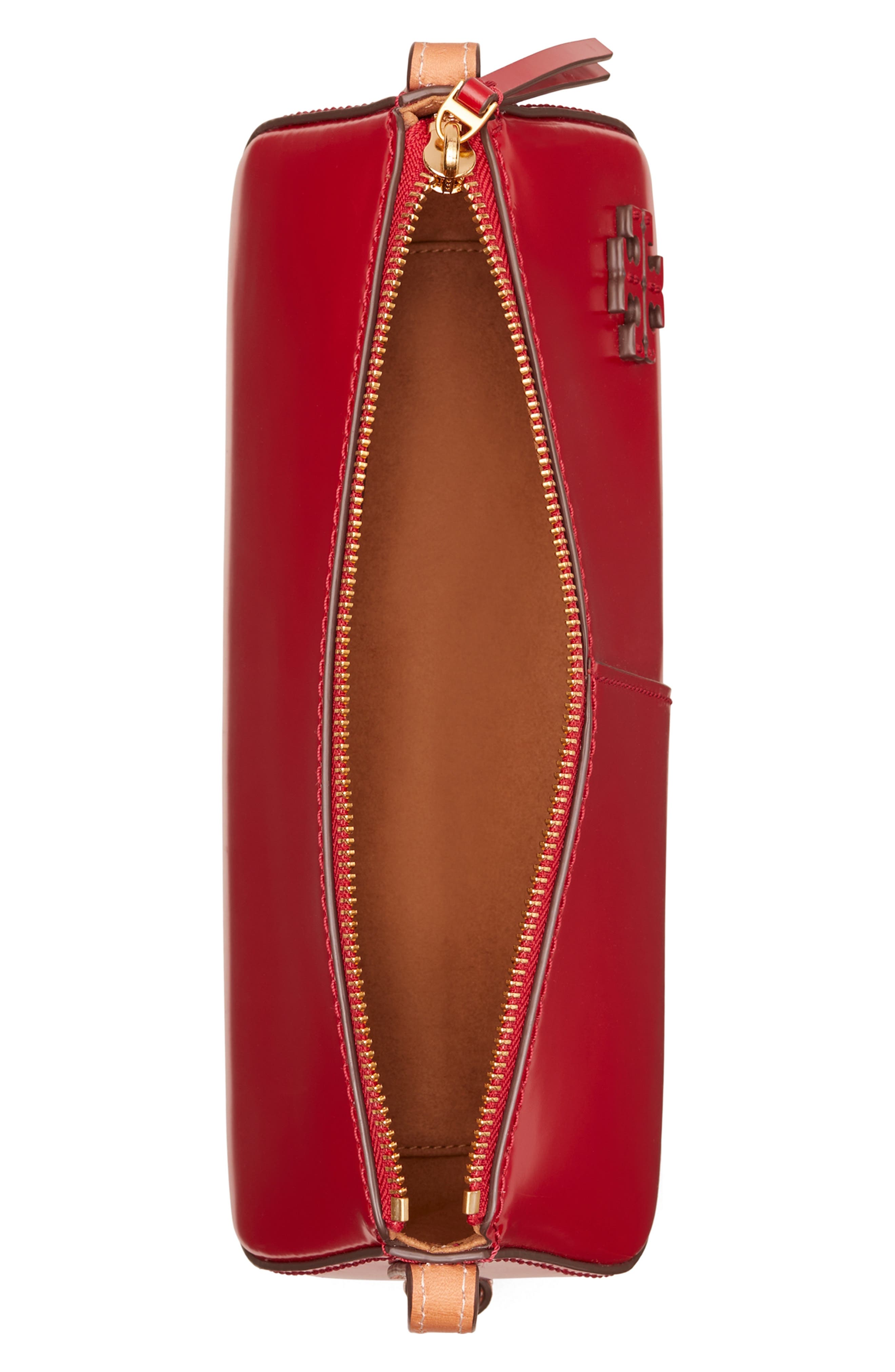 Tory Burch McGraw Spazzolato Wedge Shoulder Bag, Alternate, color, 