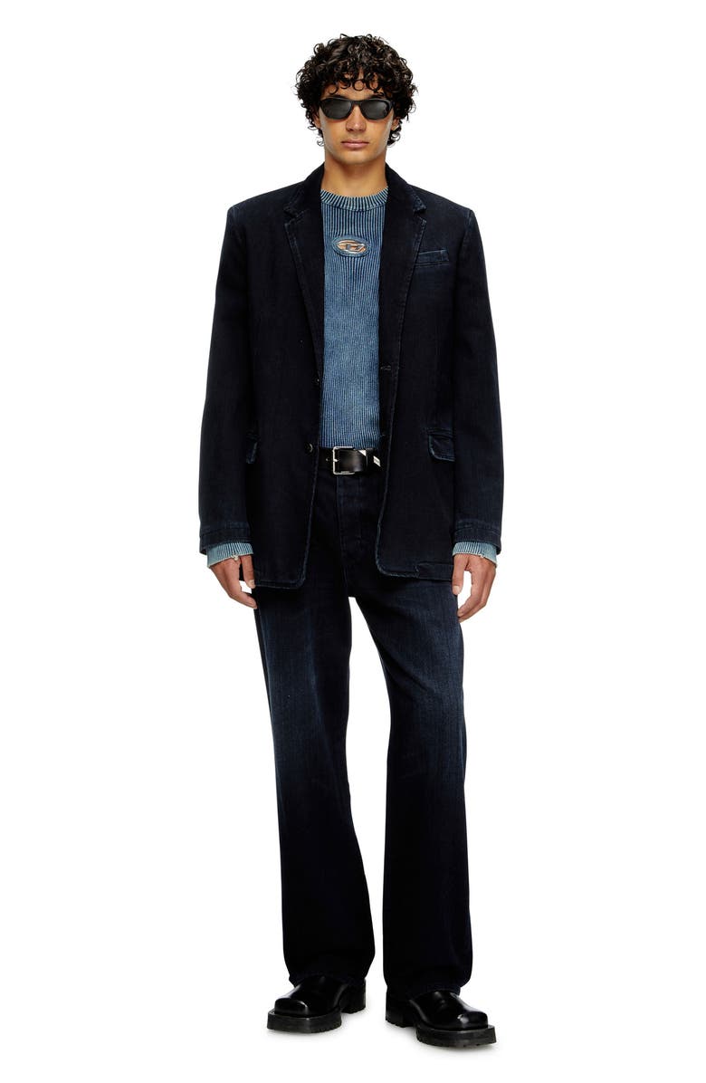 DIESEL<sup>®</sup> K-Darin-D Stonewash Rib Sweater, Alternate, color, Peacoat Blue