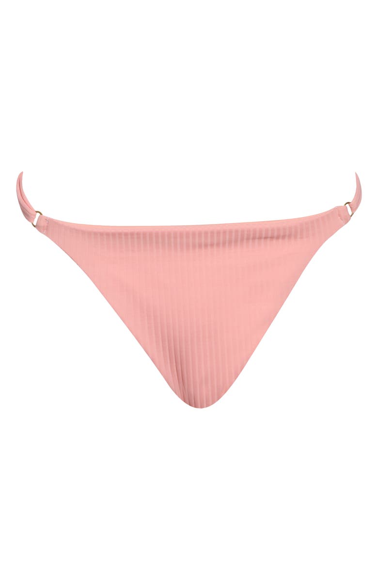 Vitamin A<sup>®</sup> Moss Adjustable Side String Bikini Bottoms, Alternate, color, Pink Coral