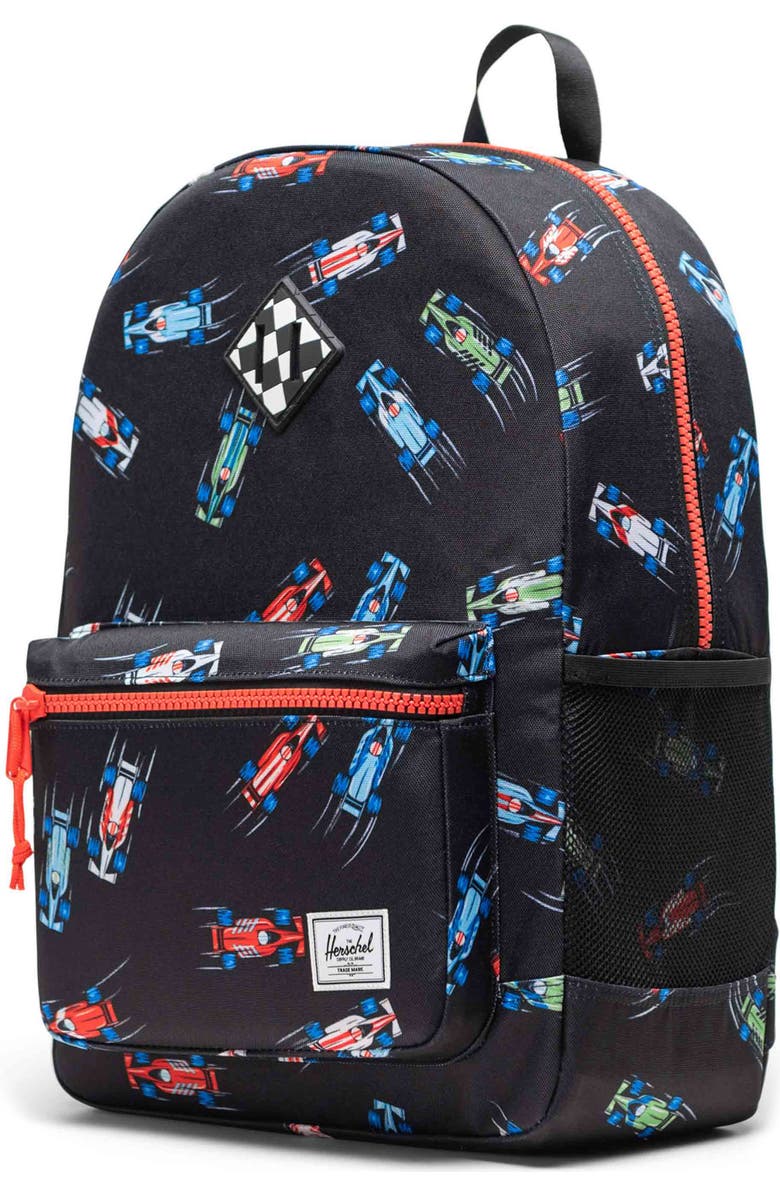 Herschel Supply Co. Kids' Heritage Youth Backpack, Alternate, color, Race Cars