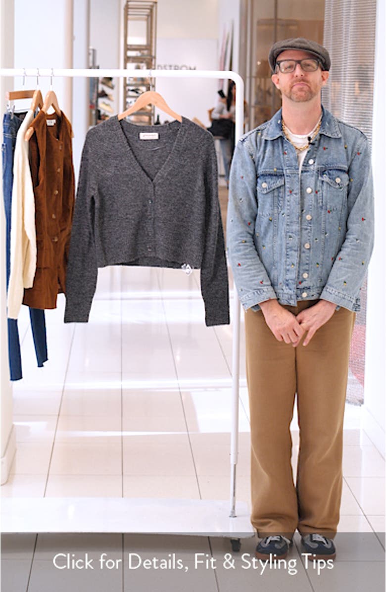 School Girl Crop Cardigan, sales video thumbnail