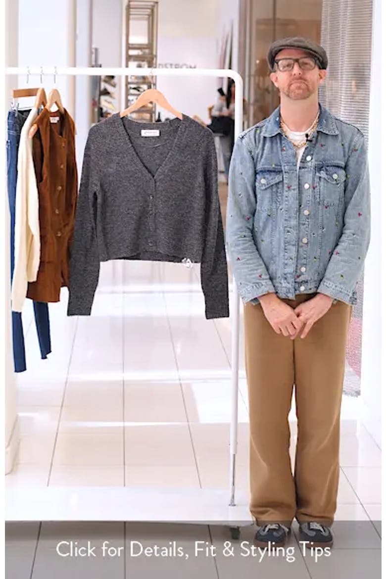 School Girl Crop Cardigan video
