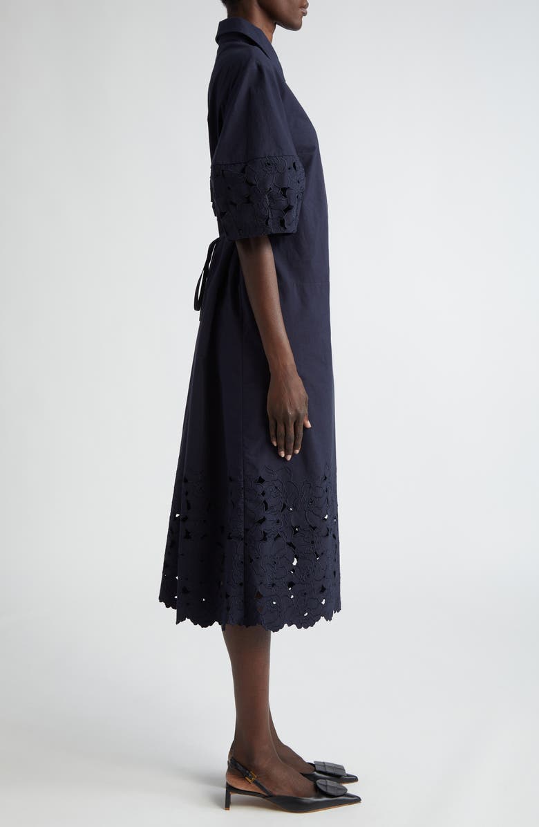 Erdem Floral Embroidered Shirtdress, Alternate, color, 
