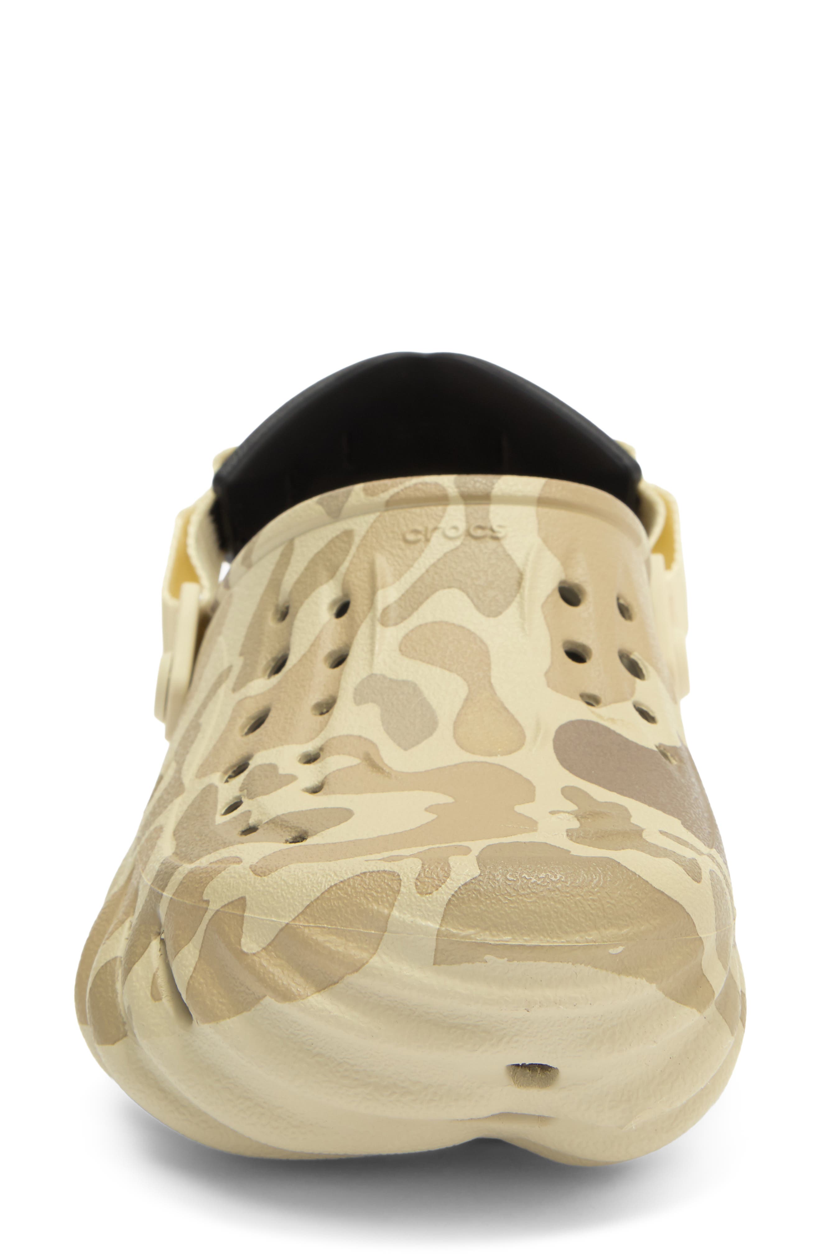 Echo Duck Camo Clog, Alternate, color, BONE/ BLACK