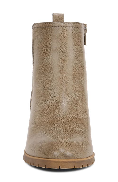 Lifestride Mesa Block Heel Bootie In Stone