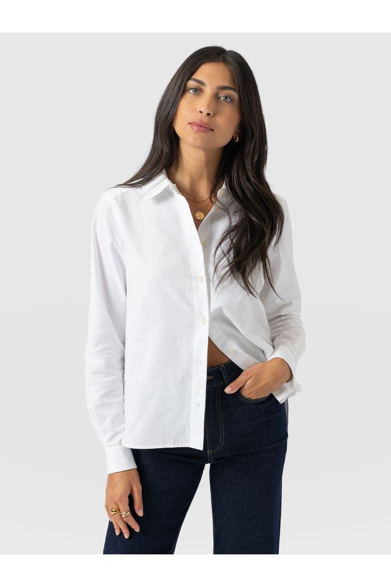 Anneliese Shirt, Alternate, color, White