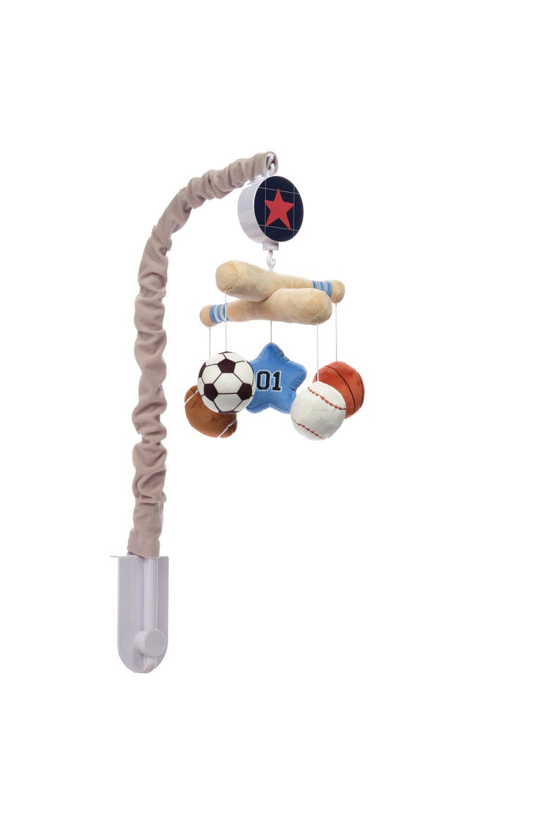 Baby Sports Musical Baby Crib Mobile Soother Toy, Alternate, color, Multicolor