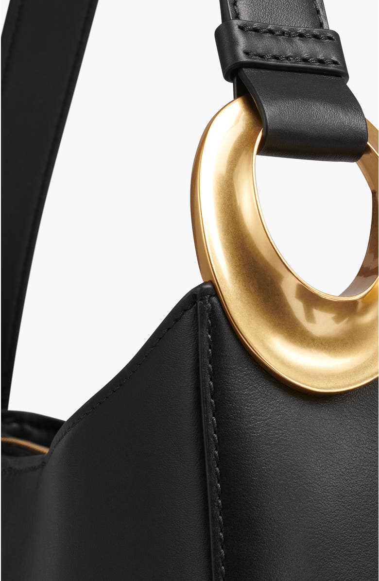 Donna Karan New York Jersey Shoulder, Alternate, color, Blk/Gold