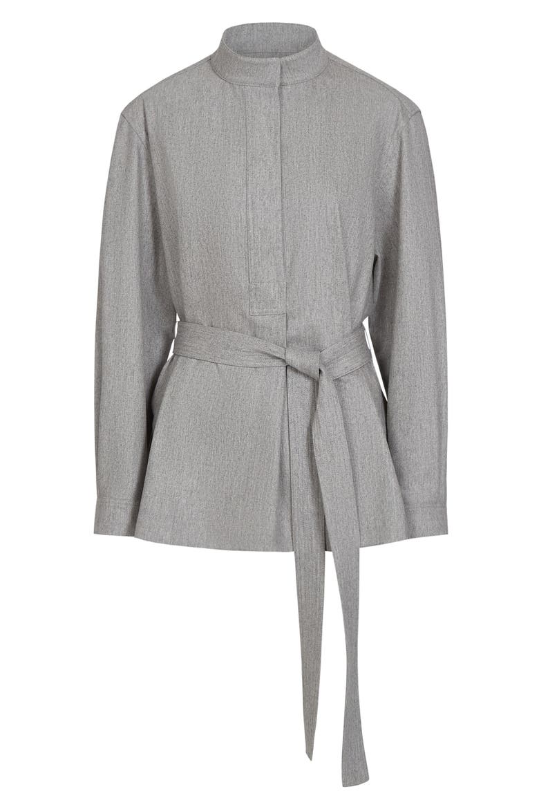 Tamzin Cotton Blazer, Alternate, color, LIGHT HEATHER GREY