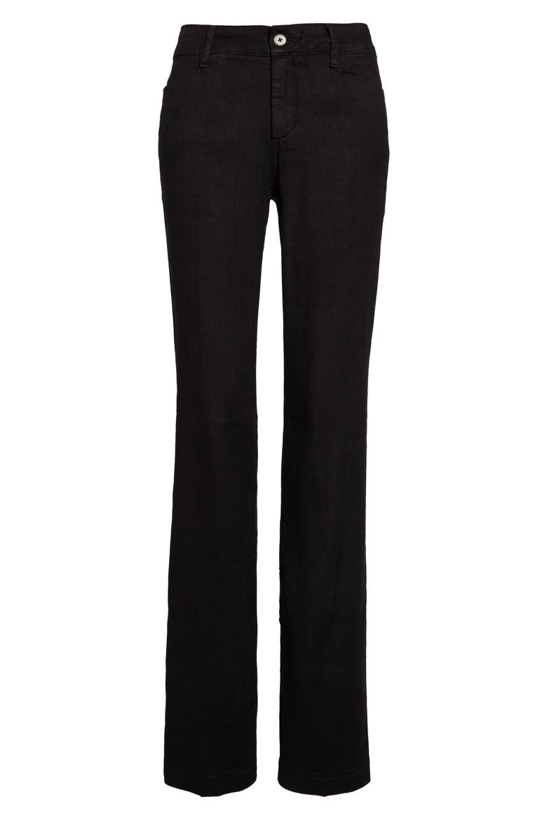 Linen Trousers, Alternate, color, BLACK