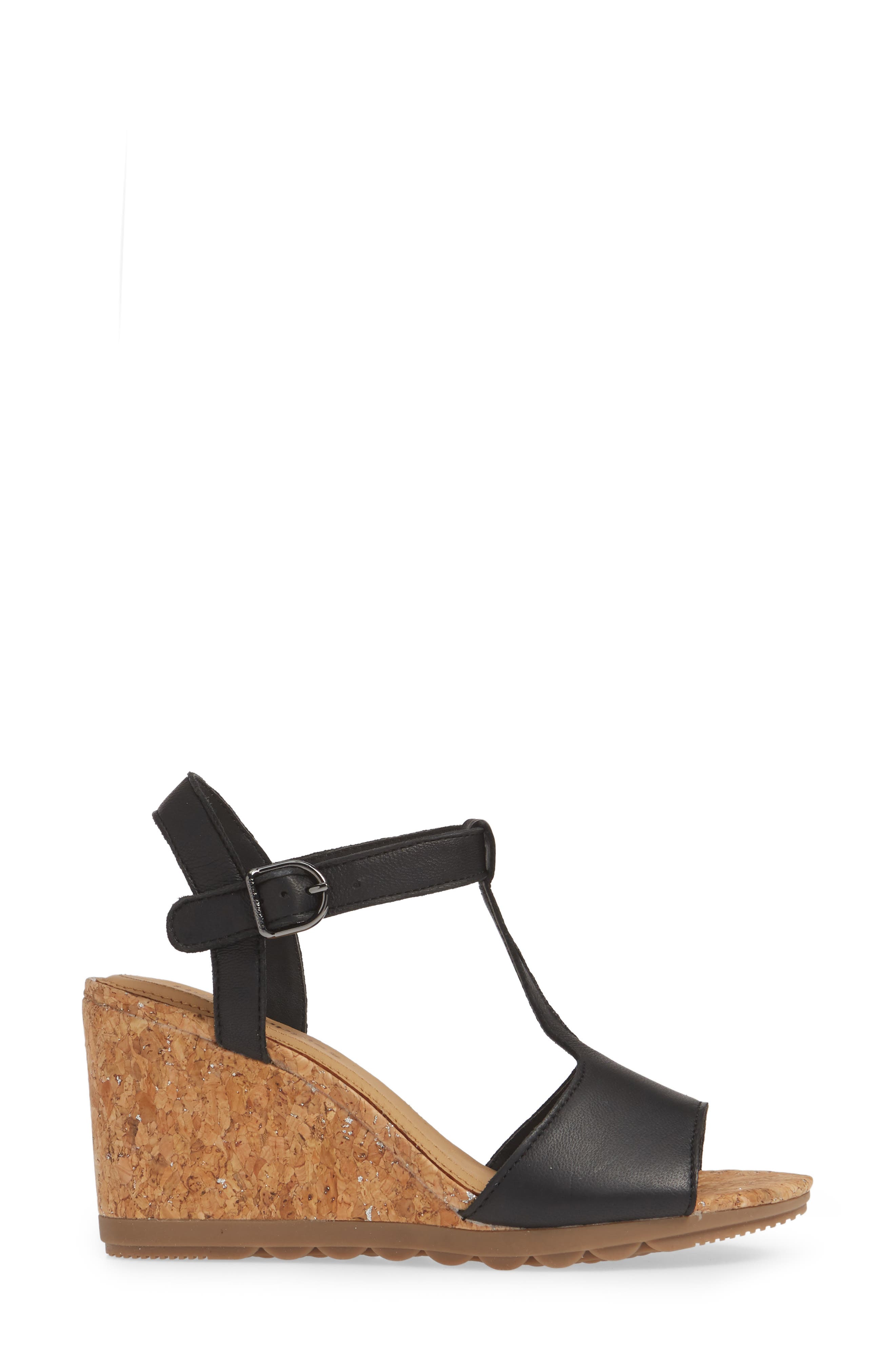 Hush Puppies<sup>®</sup> Pekingese Wedge Sandal, Alternate, color, 