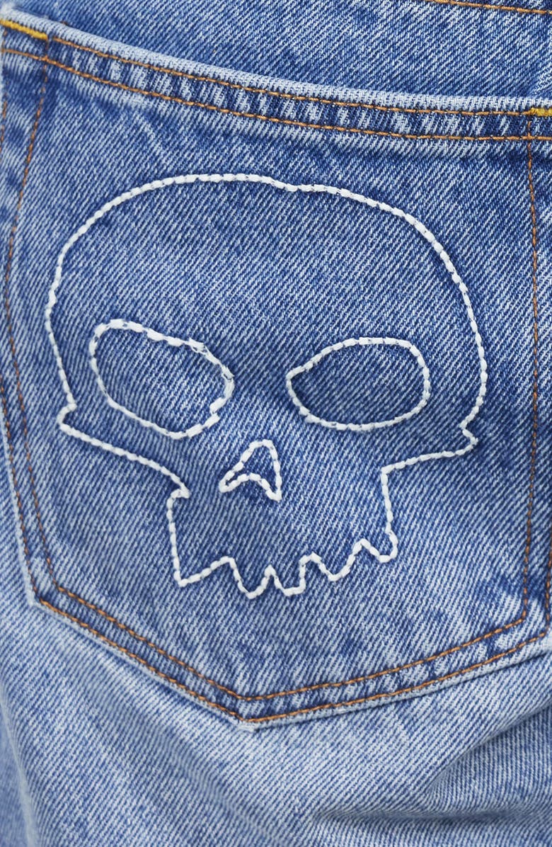 PLEASURES Rotten Straight Leg Jeans, Alternate, color, Indigo