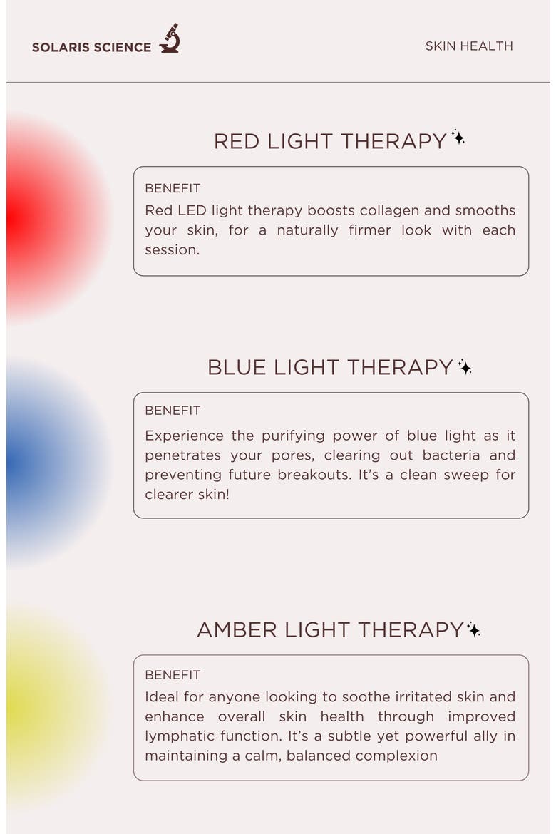 After Hours 3-Color LED Mask, Alternate, color, LIGHT BEIGE