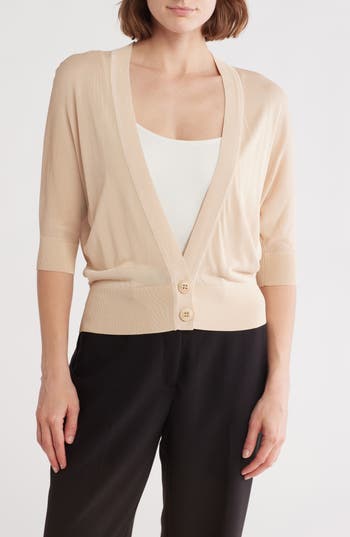 Trina Turk Nola Three-quarter Sleeve Cardigan
