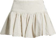BDG Urban Outfitters Olga Stripe Cotton Miniskirt