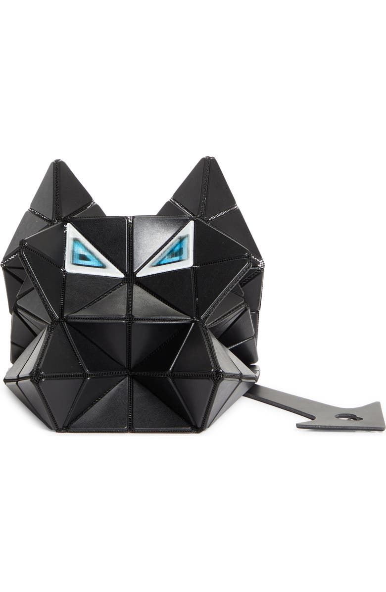Bao Bao Issey Miyake Meow Top Handle Bag, Main, color, Black
