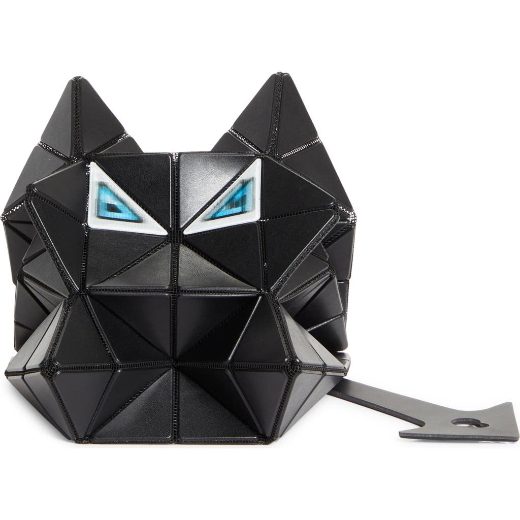 Bao Bao Issey Miyake Meow Top Handle Bag In Black