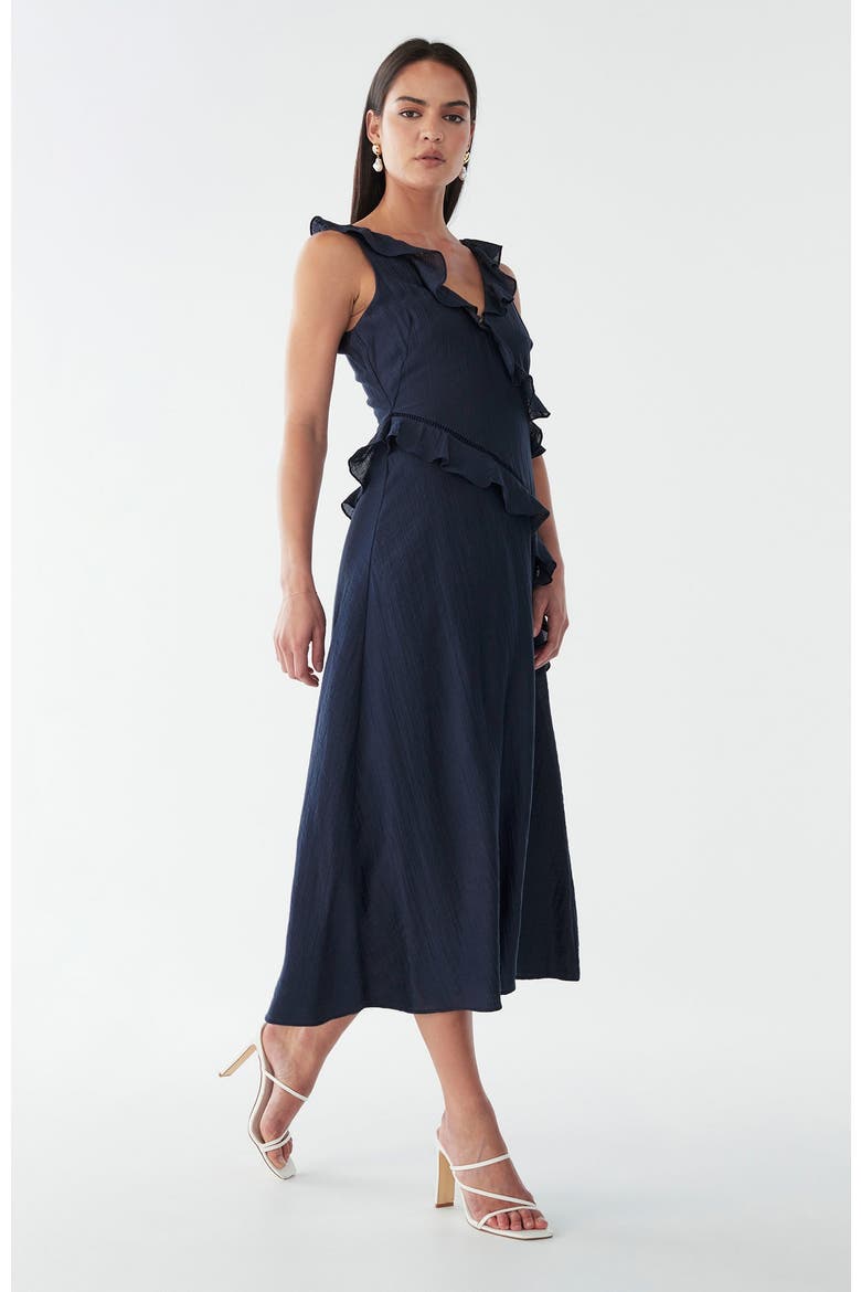 Fallon Maxi Dress, Alternate, color, Navy Blue