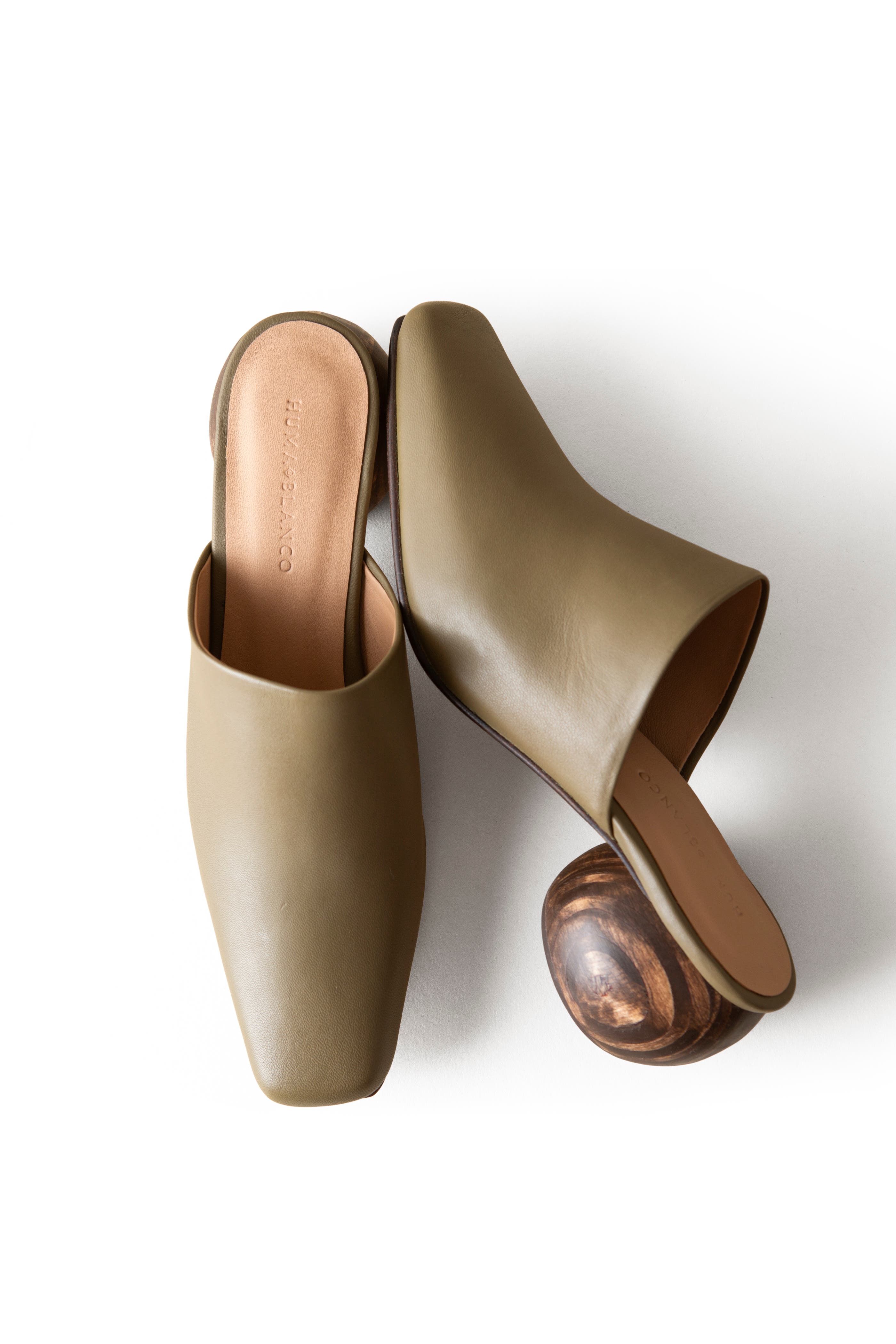 Huma Blanco Mina Mule, Alternate, color, Olive