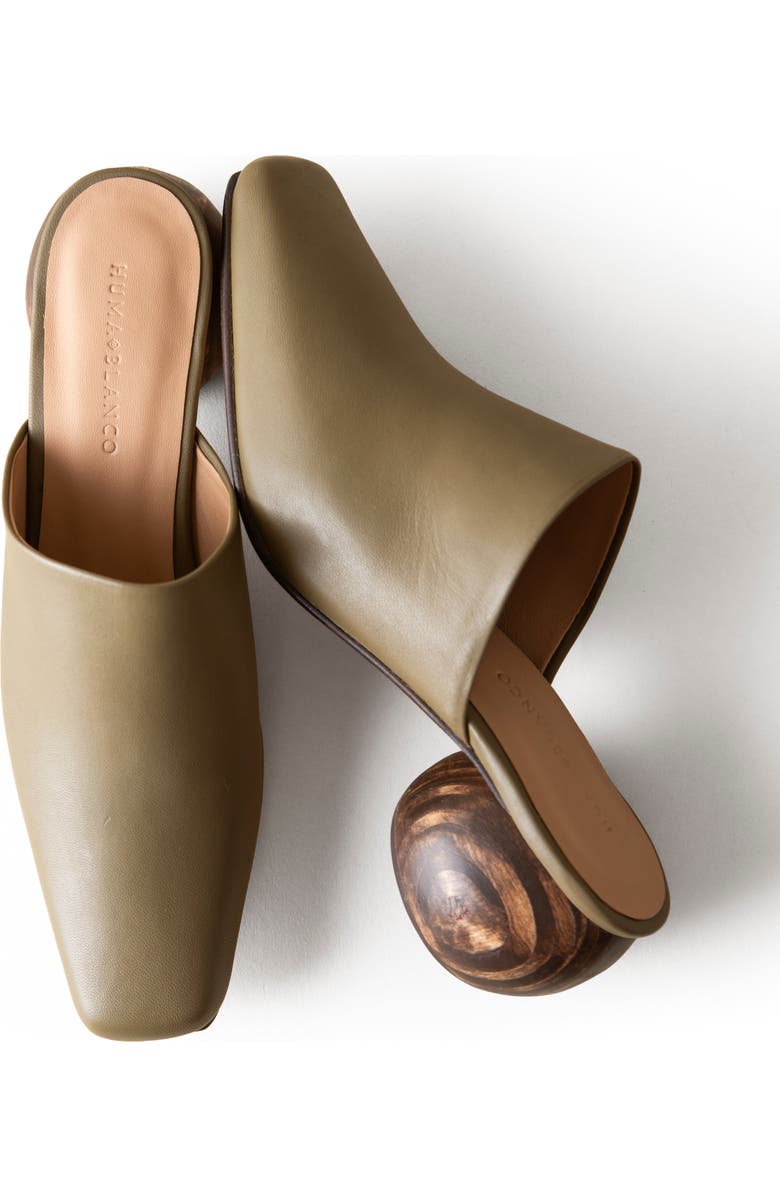 Huma Blanco Mina Mule, Alternate, color, Olive