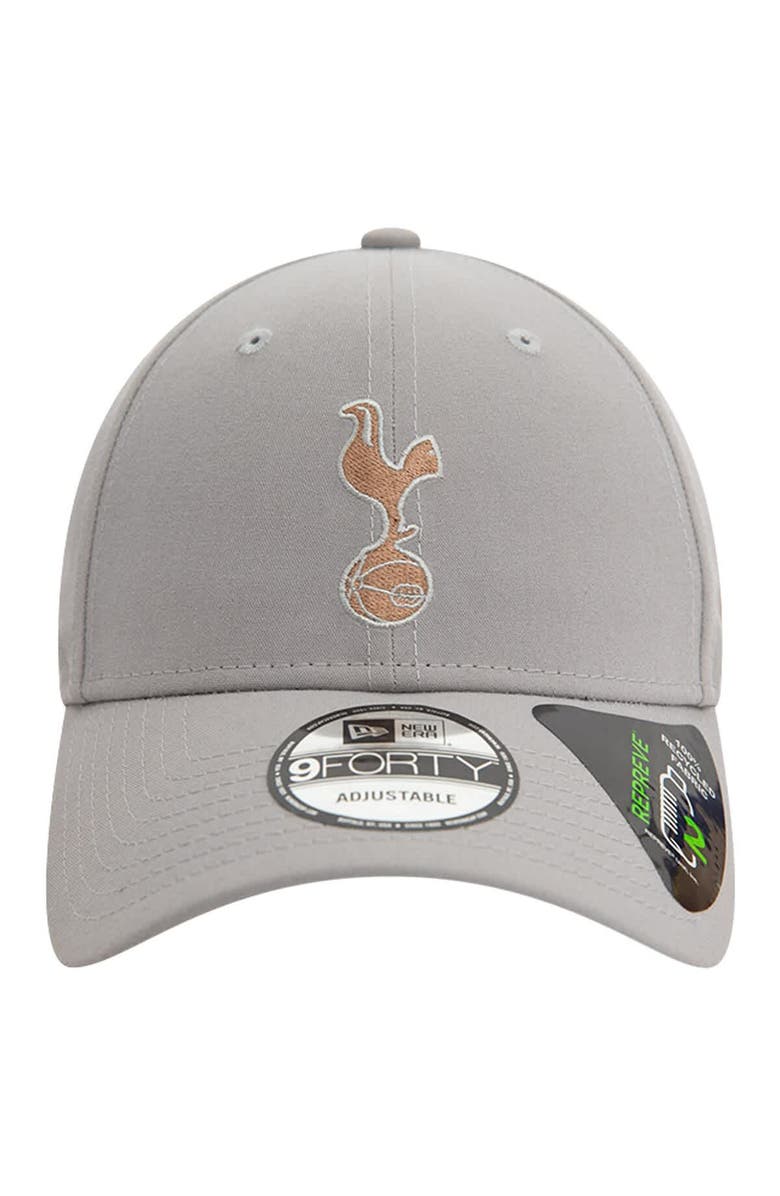 New Era Men's New Era Gray Tottenham Hotspur Seasonal 9FORTY Adjustable Hat, Alternate, color, 