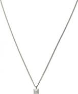 AllSaints Men
s Pyramid Stud Pendant Necklace