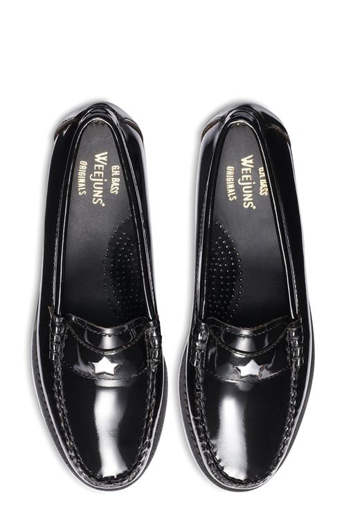 G.h.bass Whitney Emoji Star Loafer In Black