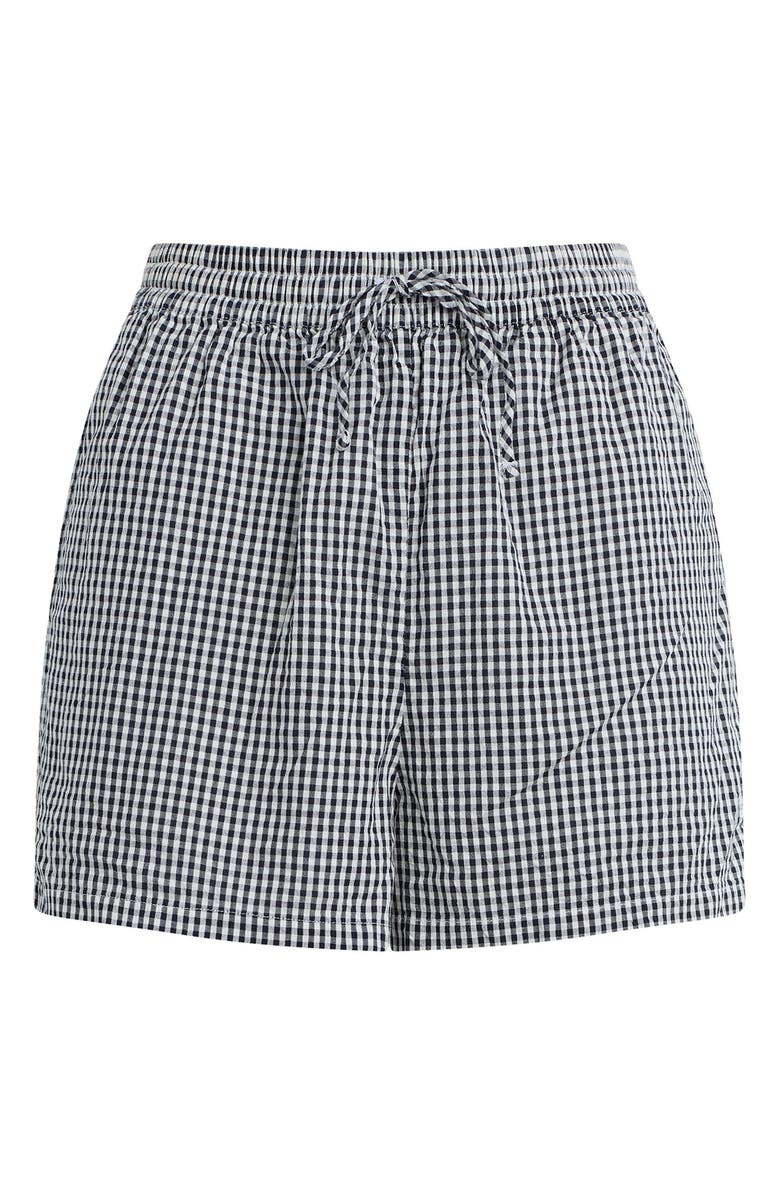 Favorite Daughter The Slip It On Shorts, Alternate, color, Navy/ White