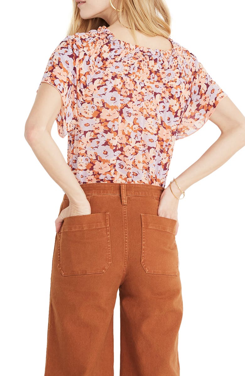 Madewell Smocked Top, Alternate, color, 