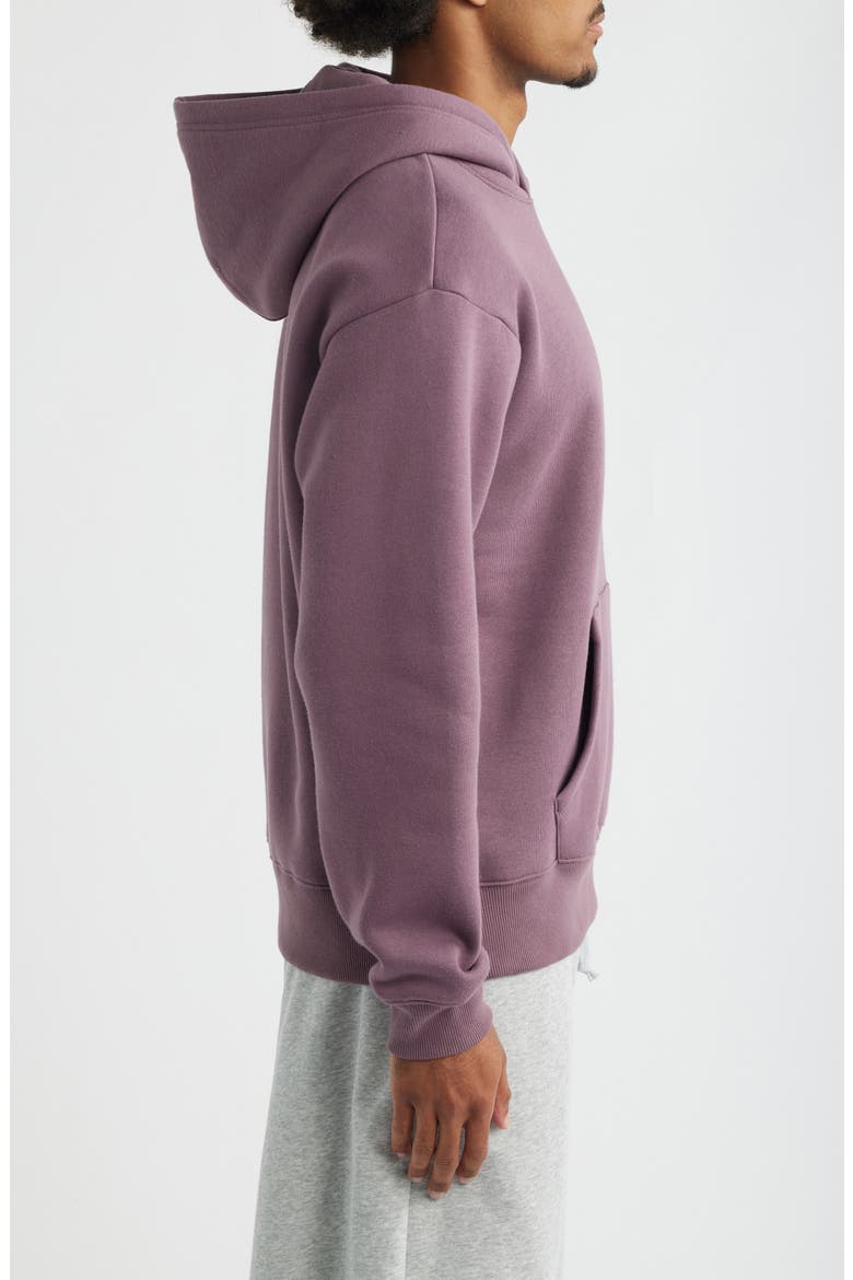 Fleece Hoodie, Alternate, color, PURPLE FLINT