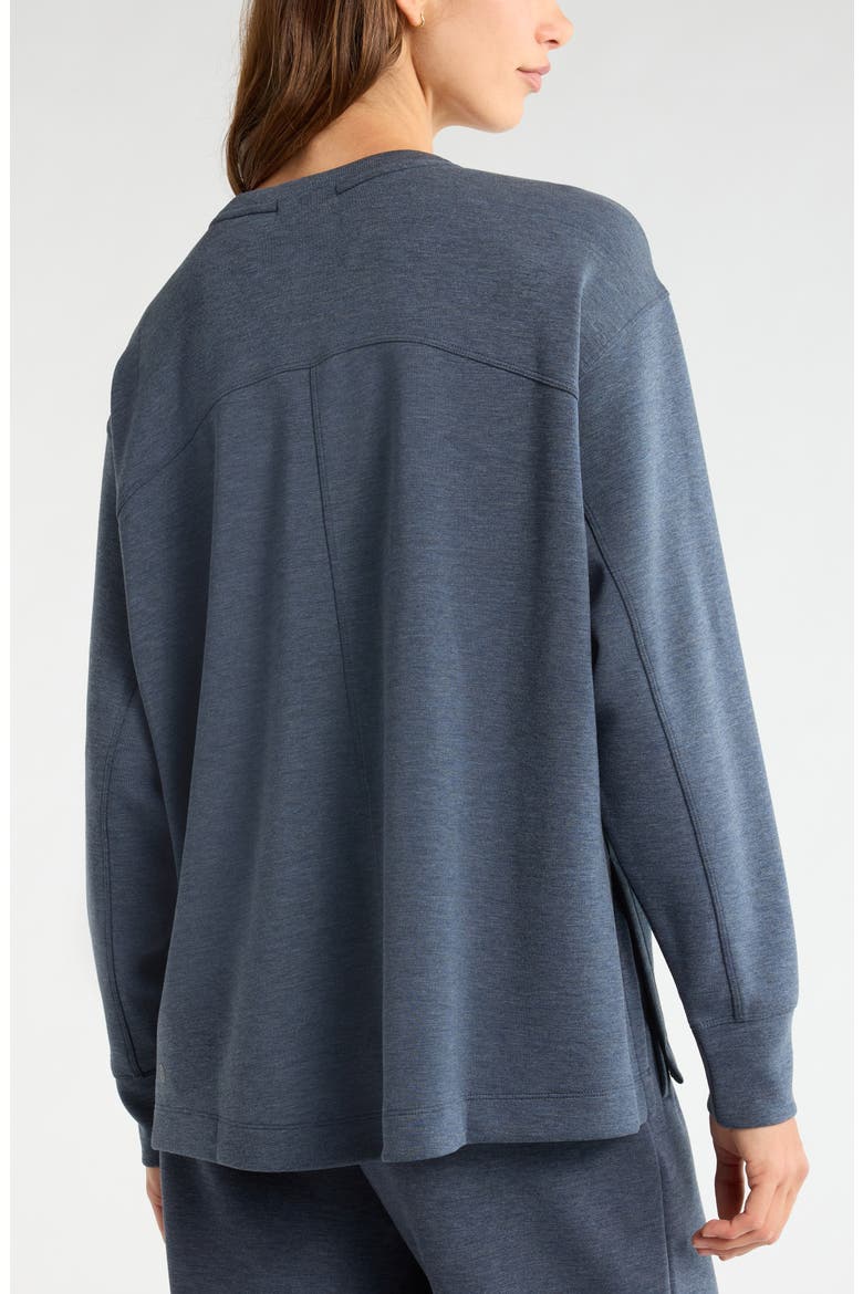 Soft Luxe Tunic, Alternate, color, NAVY ARMADA HEATHER