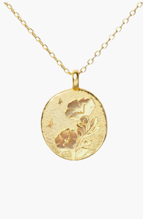 Birth Flower Necklace