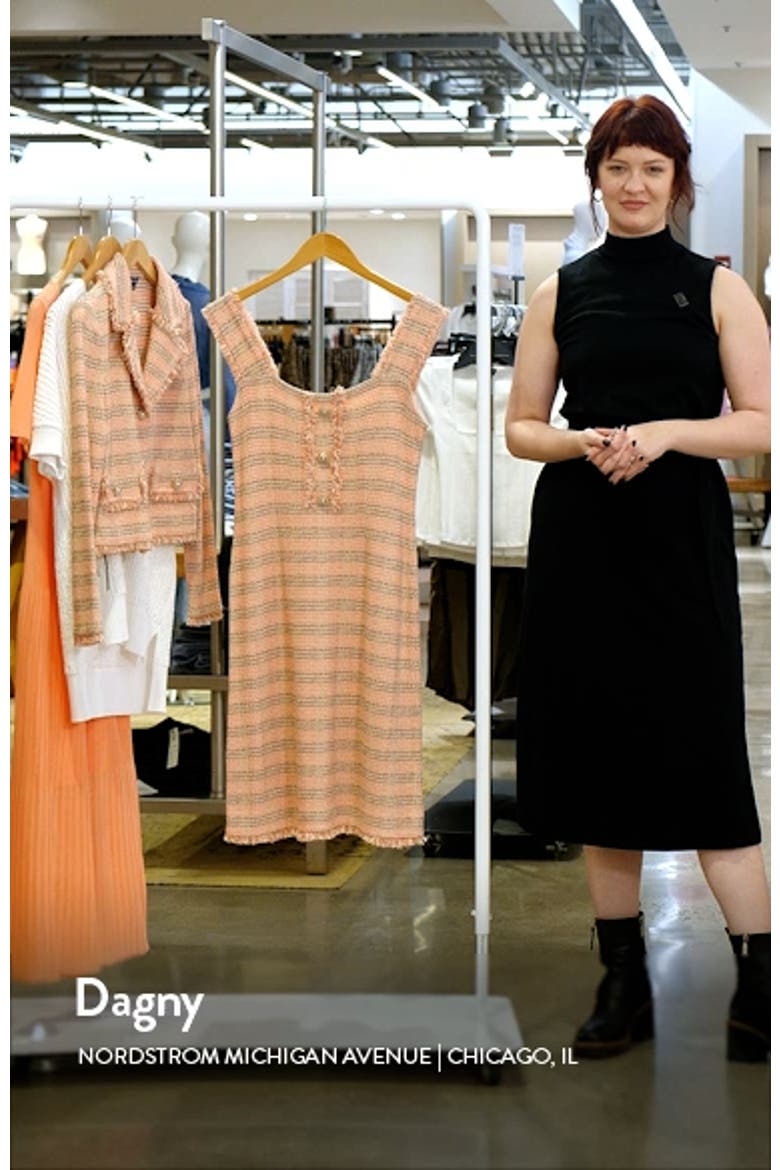 Fringed Sleeveless A-Line Dress video