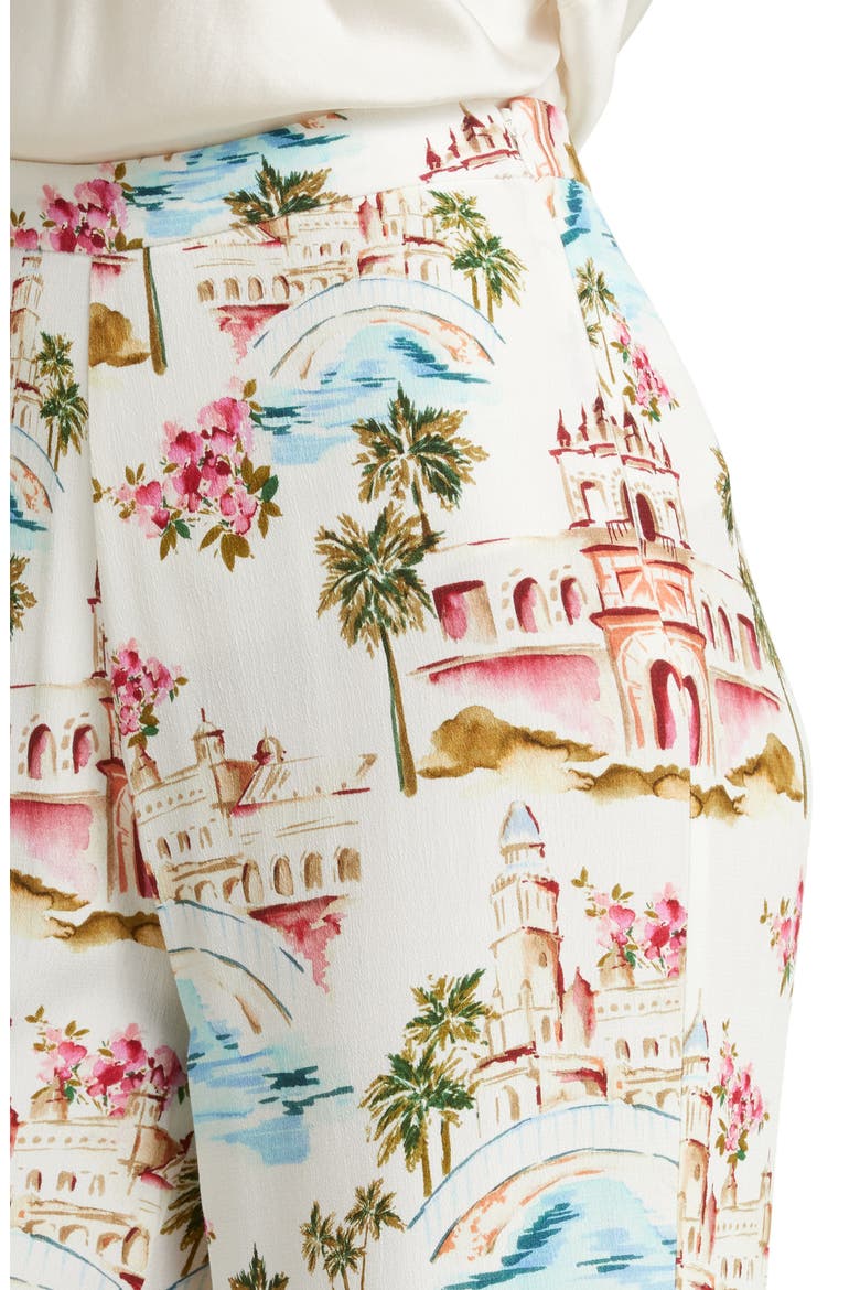The Friday Pants, Alternate, color, VALENCIA PRINT WHITE