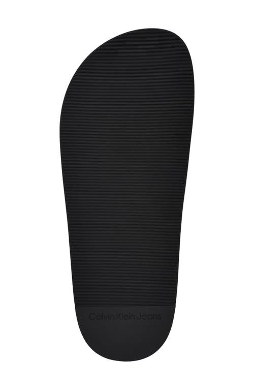 Calvin Klein Tempes Slide Sandal In Black