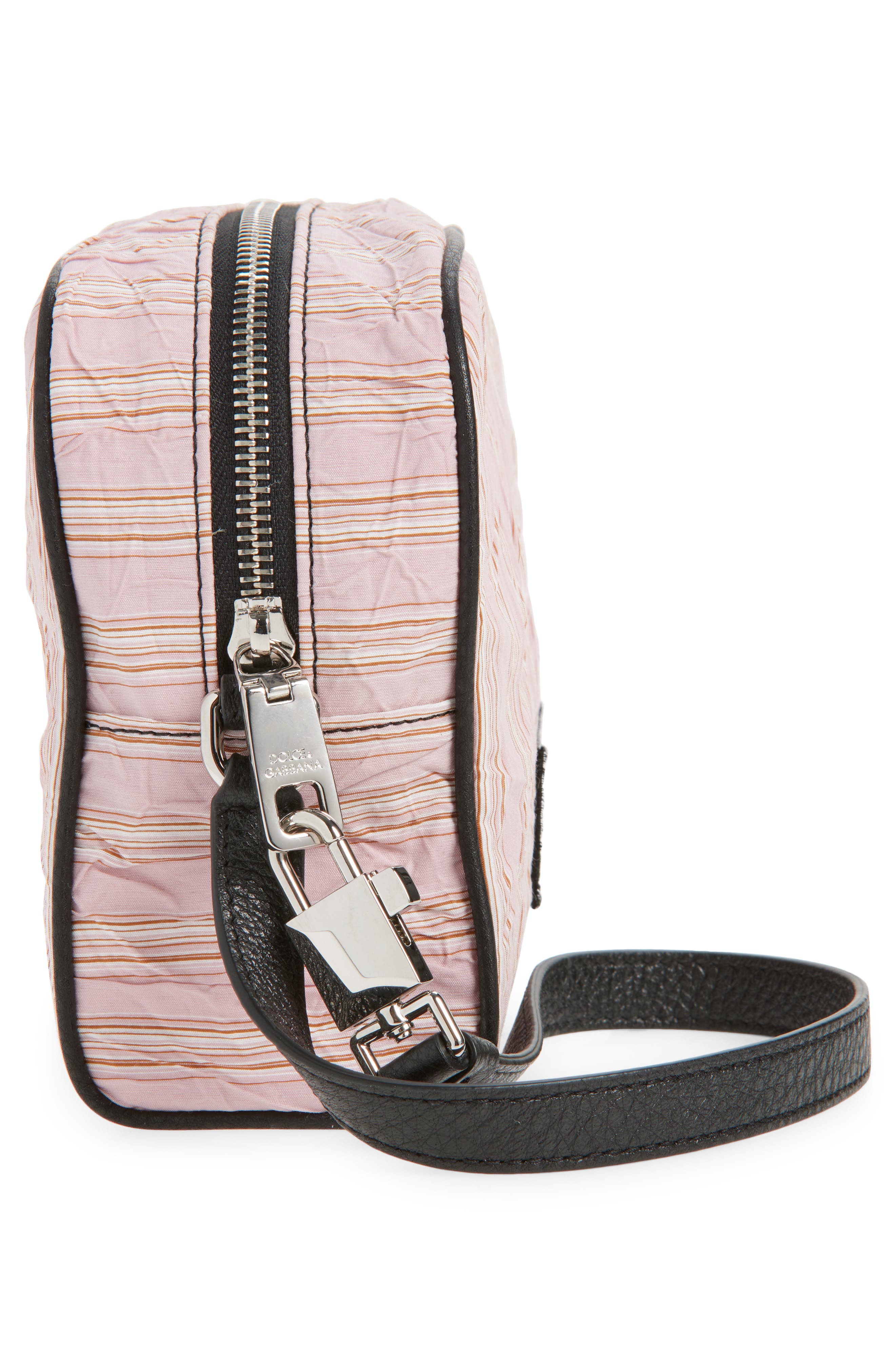Stripe Poplin Bag, Alternate, color, MULTICOLOR ROSA