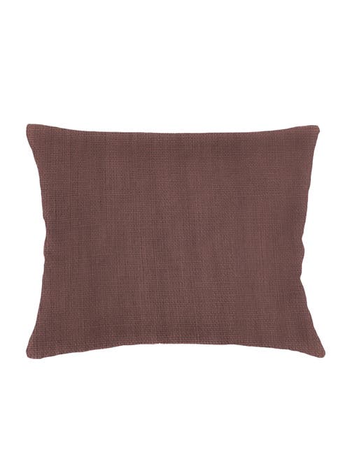 Anaya So Soft Linen Dutch Euro Pillow Cover Only In Chestnut Brown