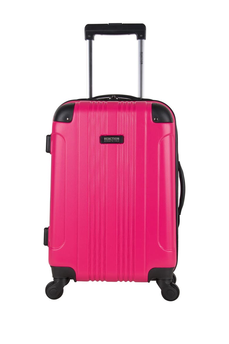 Out of Bounds 20" Lightweight Hardside 4-Wheel Spinner Carry-On Luggage, Main, color, MAGENTA