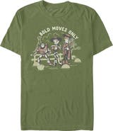 Toy Story 5 Men's Toy Story 5 Bold Moves Only Graphic T-Shirt
