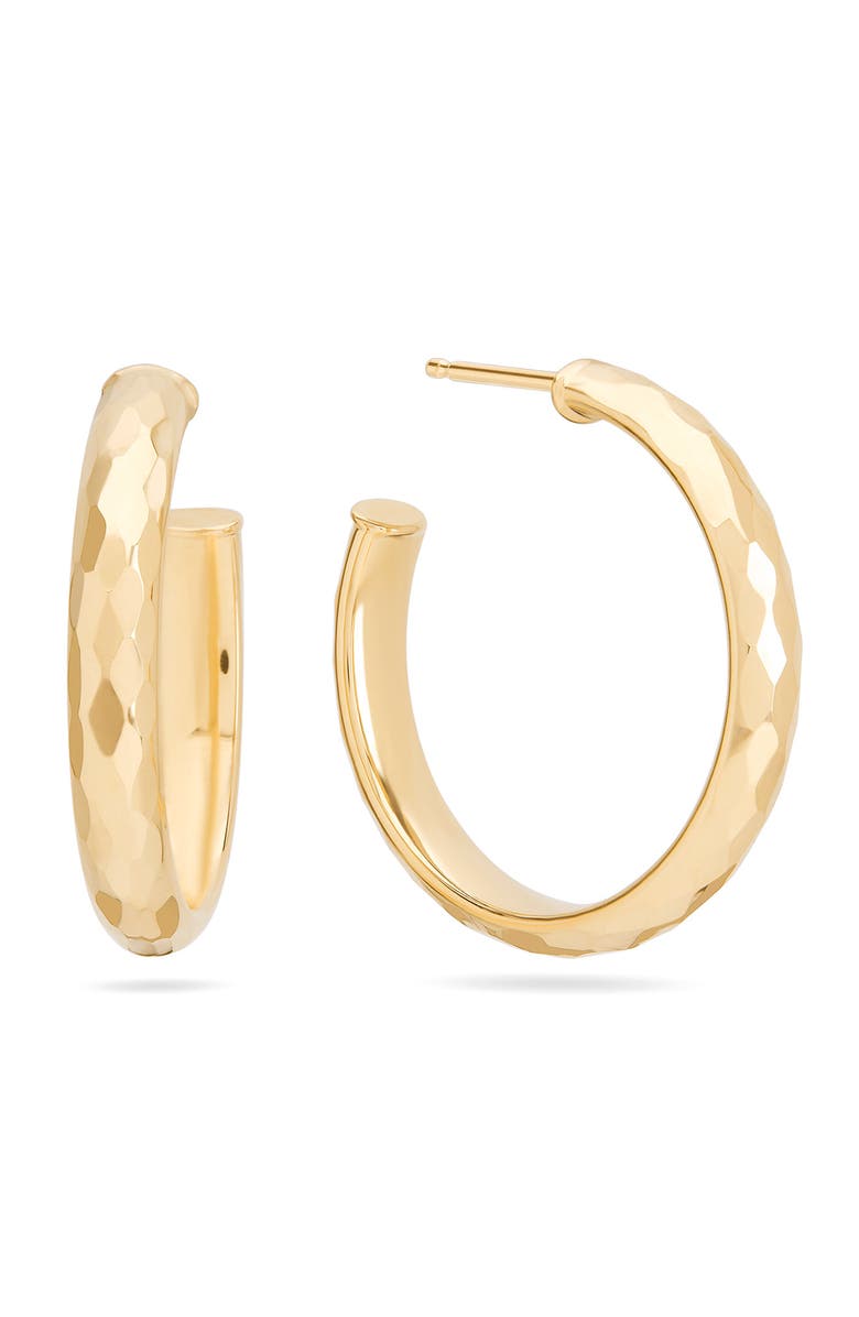 LANA 14K Gold Disco Hoop Earrings, Main, color, Yellow Gold
