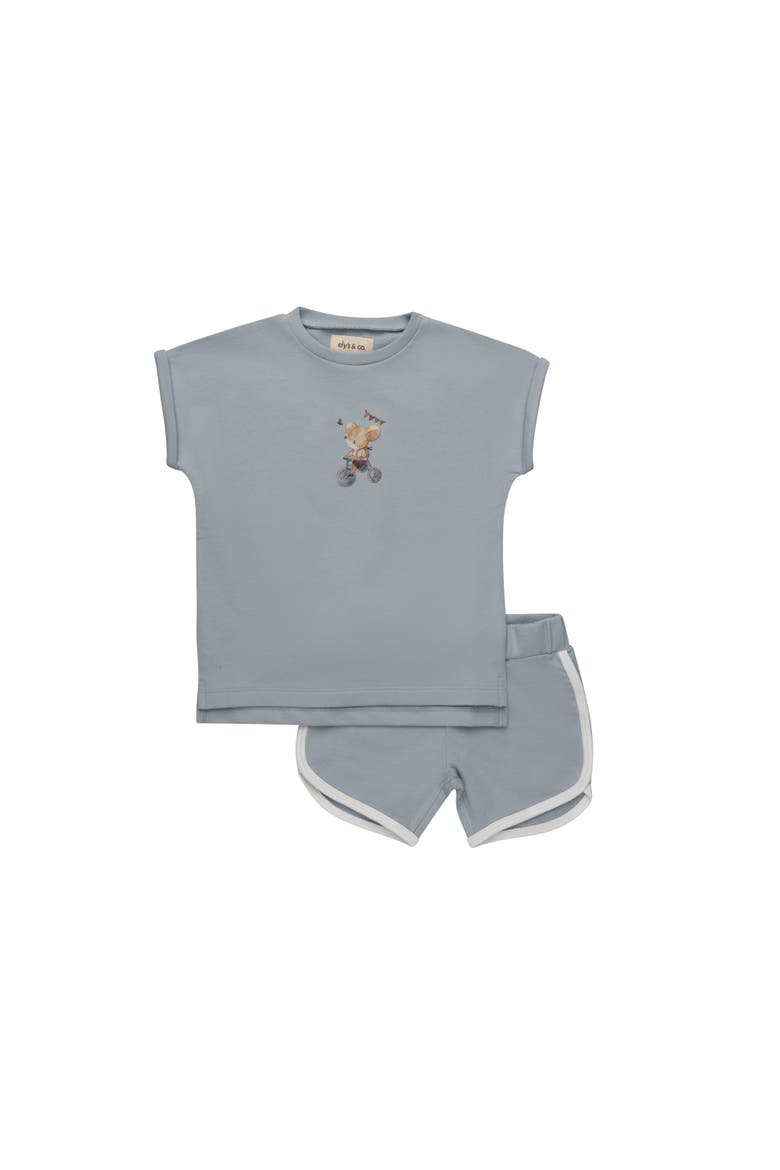 Playful Mouse Collection -  Two-Piece Set for Boys, Main, color, Blue