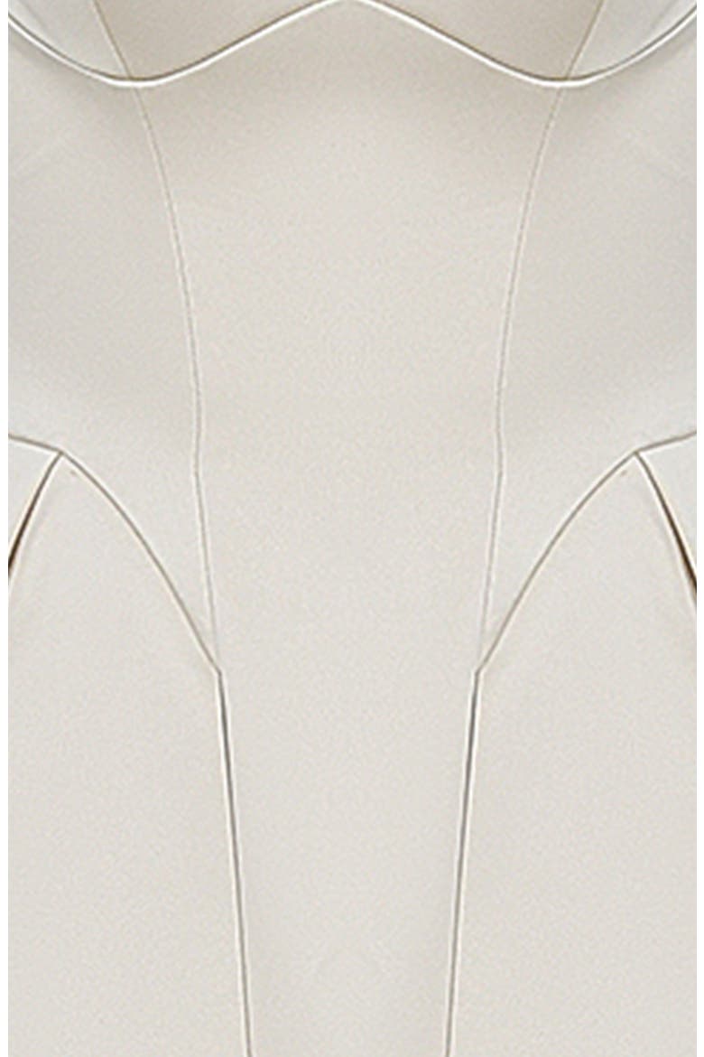 Paloma Sleeveless Satin Gown, Alternate, color, VINTAGE CREAM