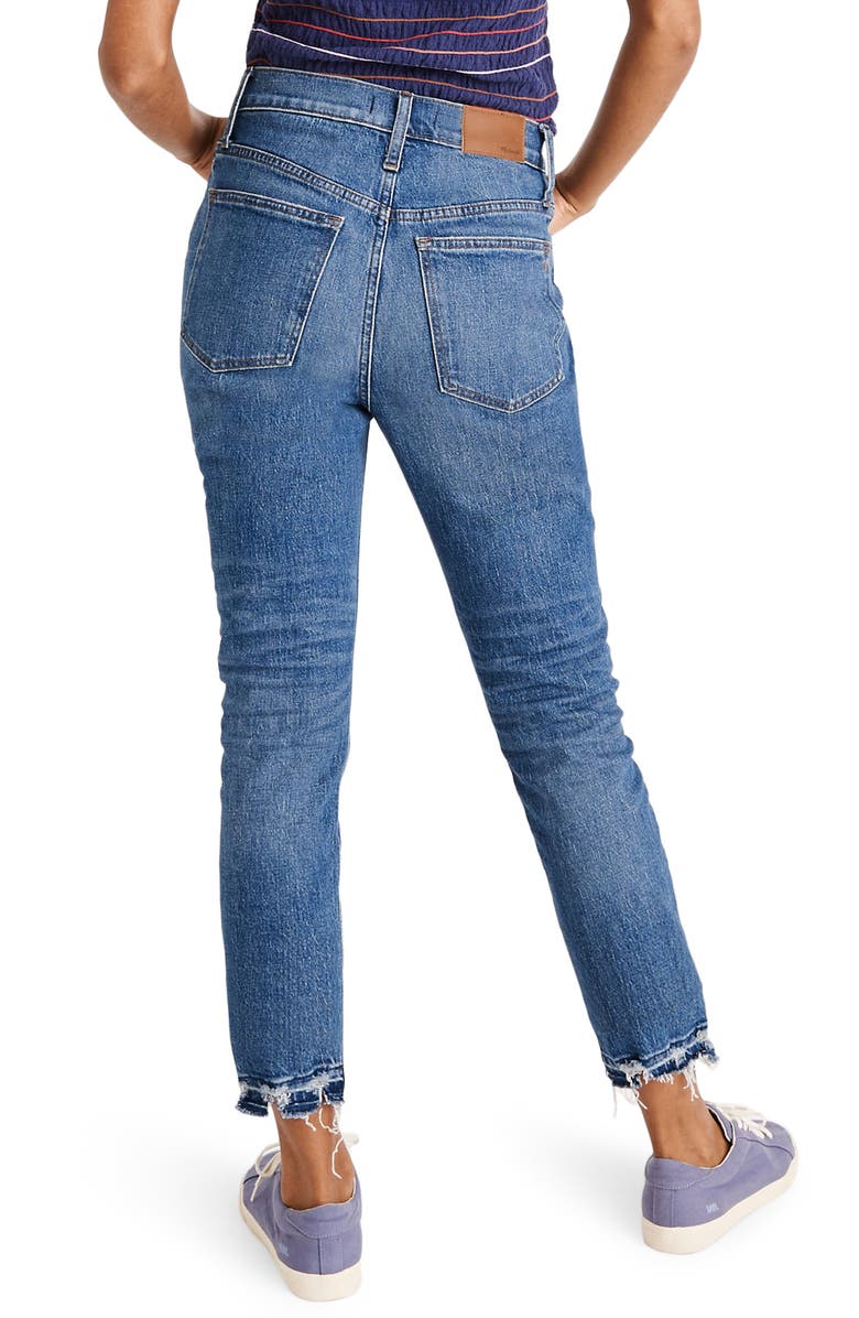 Madewell The High Rise Slim Boy Jeans, Alternate, color, 