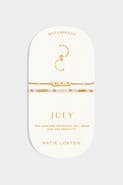 Katie Loxton Birthstone Bracelet 'July' in Sunstone