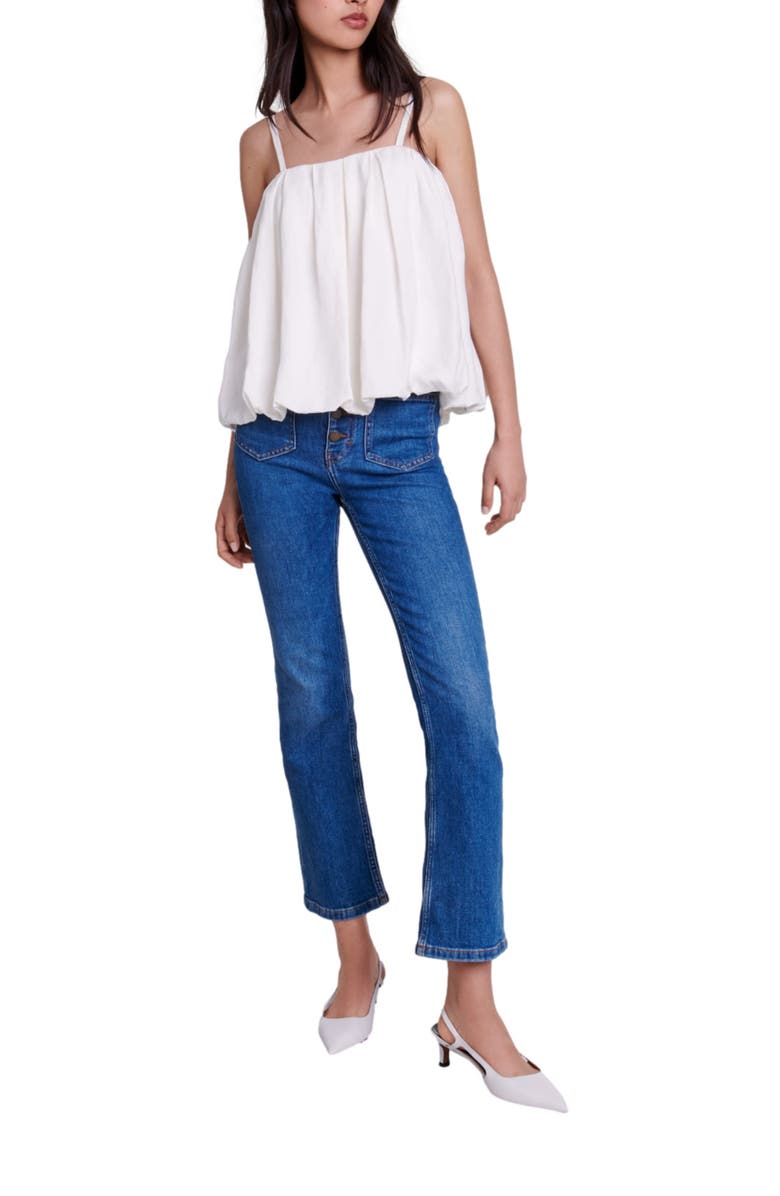 maje Strappy top, Main, color, 