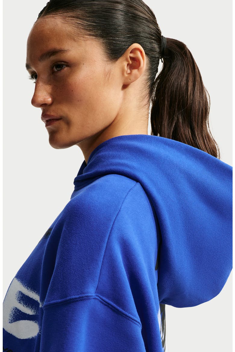 Sportswear Graphic Fleece Hoodie, Alternate, color, OLD ROYAL/ SAIL