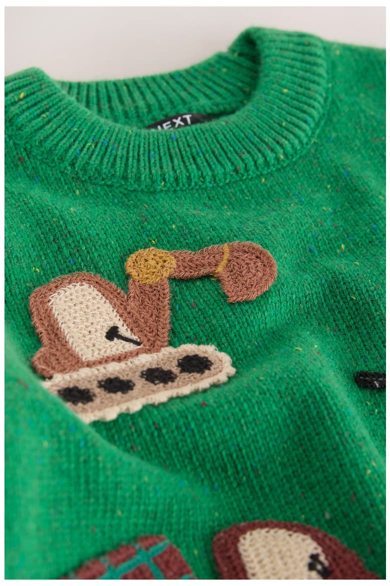 Kids' Transport Sweater, Alternate, color, GREEN