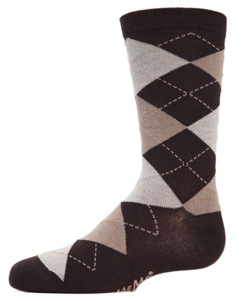 Classic Argyle Mercerized Crew Socks (Toddler, Little Kid & Big Kid)